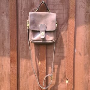 COACH Vintage Brown Leather Willis Bag No. 5130